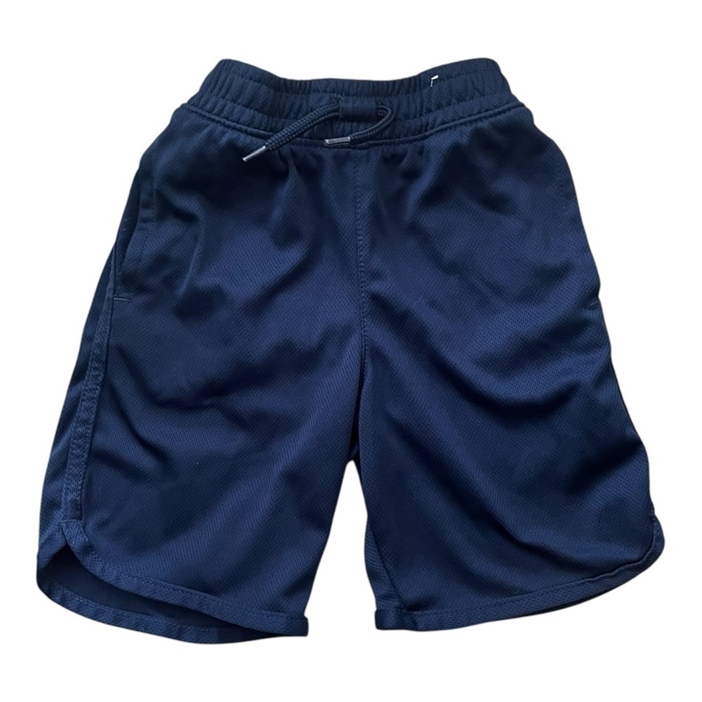 Garanimals Navy Blue meshed Athletic Shorts 5 T pull -on elastic waist string